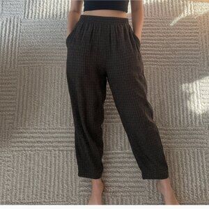 Stylish Patterned Brown Pants